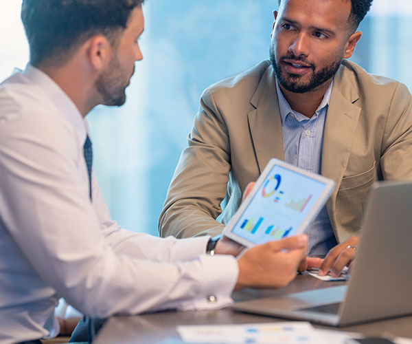 Business people working on a strategic planning of new brand launches